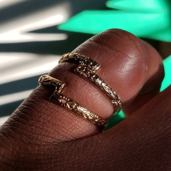 Engraved Midi rings - Picture 3 of 5